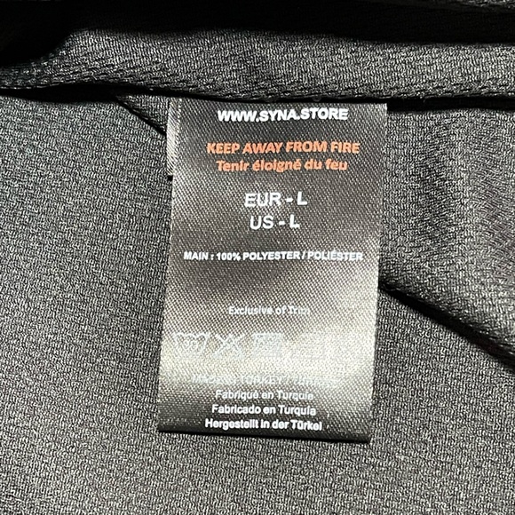 Syna World Vortex Woven Jacket- Black Rose Gold Mens Size Large - Picture 12 of 14